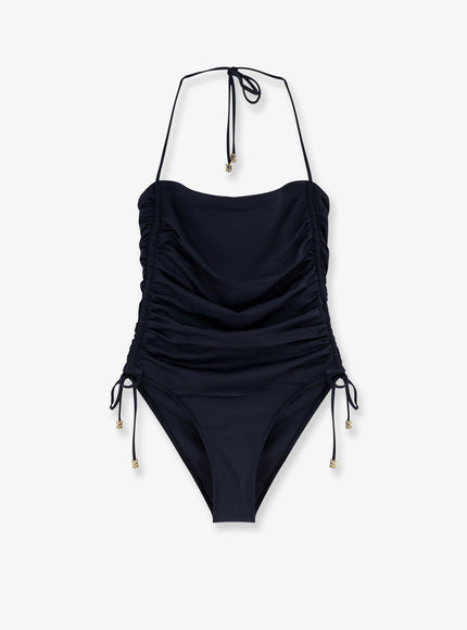 Gucci Stretch Jersey One-Piece Swimsuit Black