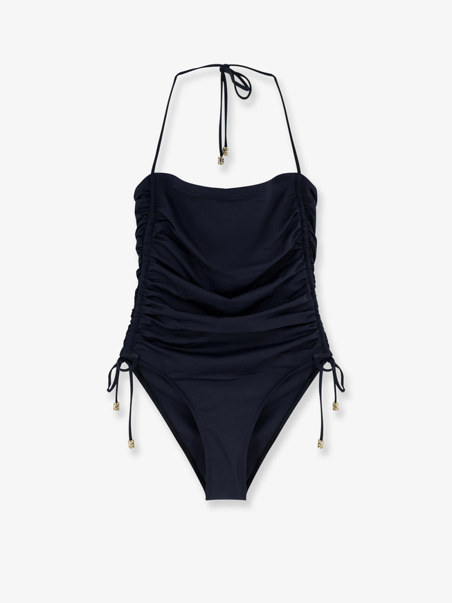 Gucci Stretch Jersey One-Piece Swimsuit Black