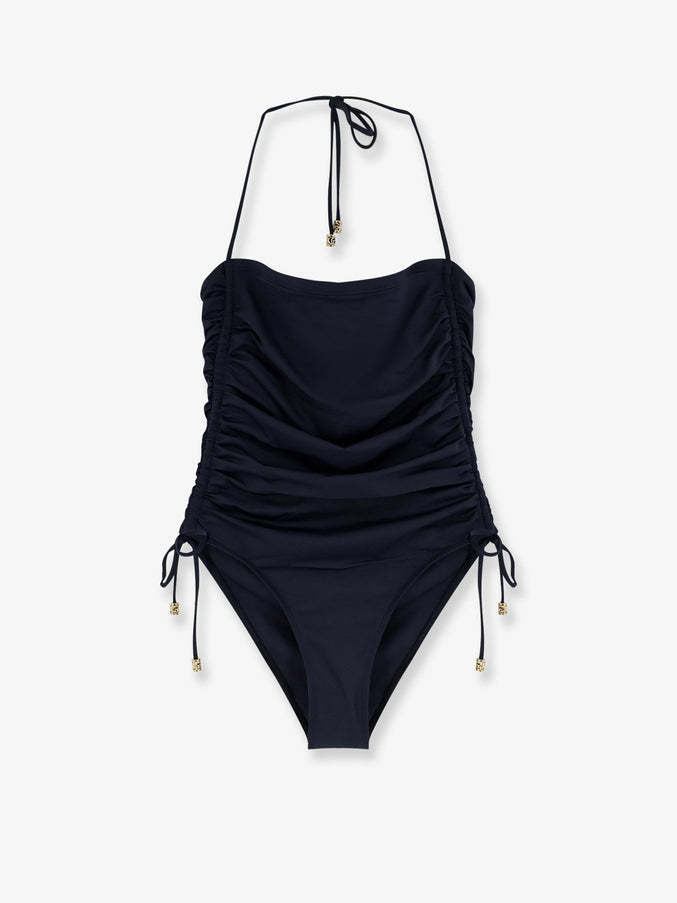 Gucci Stretch Jersey One-Piece Swimsuit Black