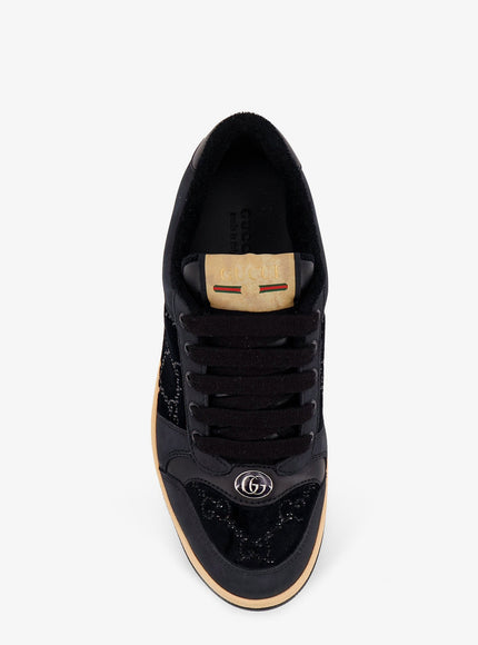 Gucci Screener Gg Velvet Sneakers