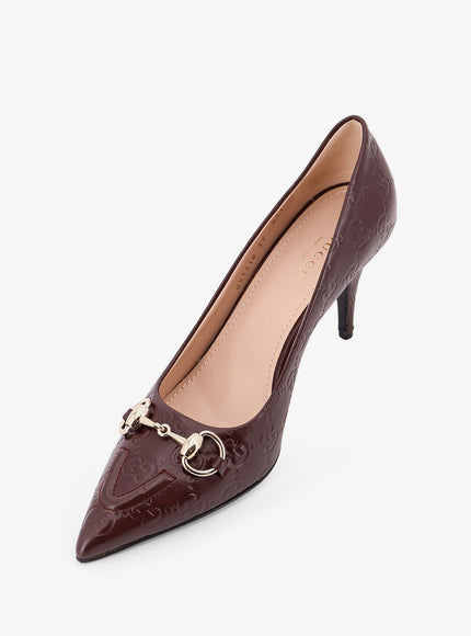 Gucci Gg Leather Décolleté