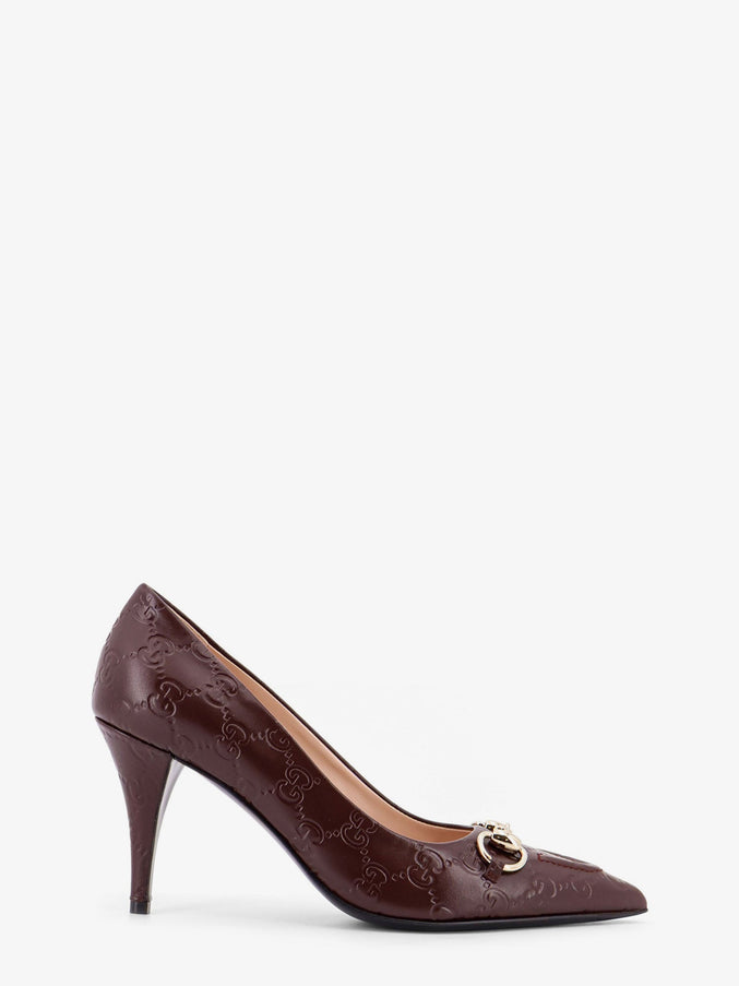 Gucci Gg Leather Décolleté 36 Burleywood