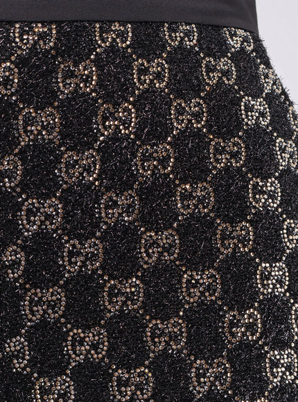 Gucci Lightweight Lamé Wool Tweed Shorts