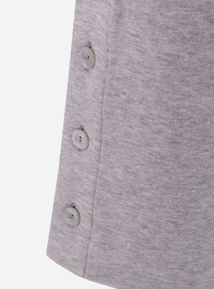 Gucci Cotton Blend Trouser With Web Detail