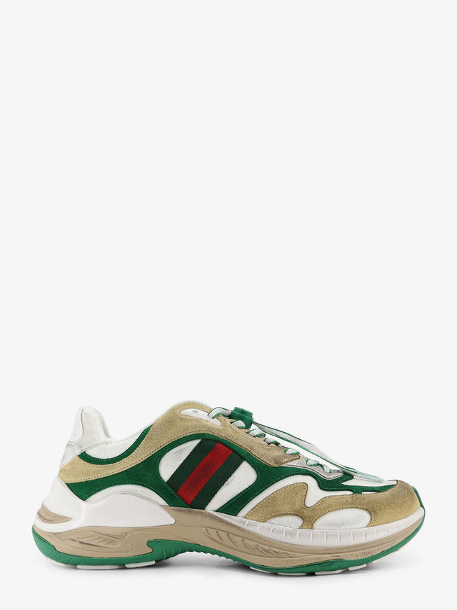 Gucci Suede Sneakers With Side Web Detail Van Gw