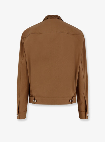 Gucci Canvas Jacket With Gg Details