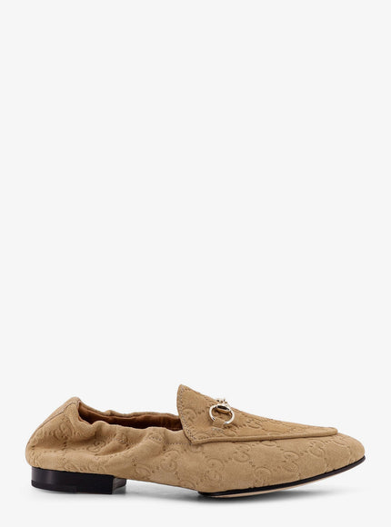 Gucci Jordaan Suede Loafers Wheat Wheat