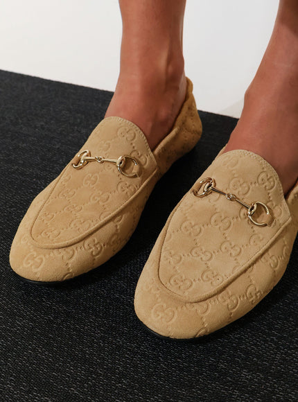 Gucci Jordaan Suede Loafers