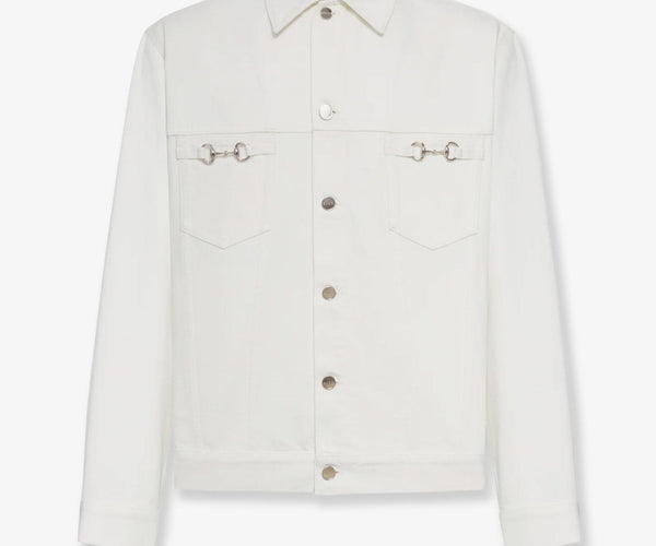 Gucci White Denim Jacket – Ellie Belle