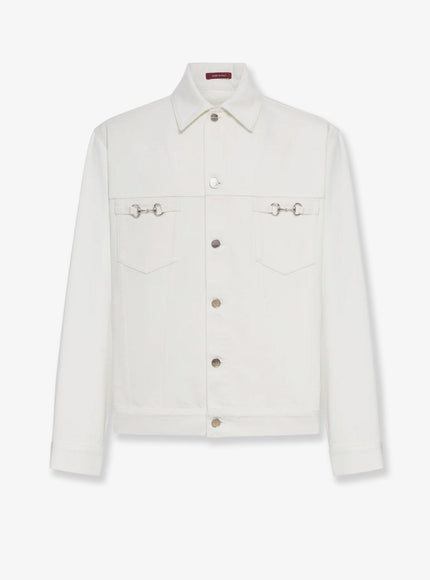Gucci White Denim Jacket White