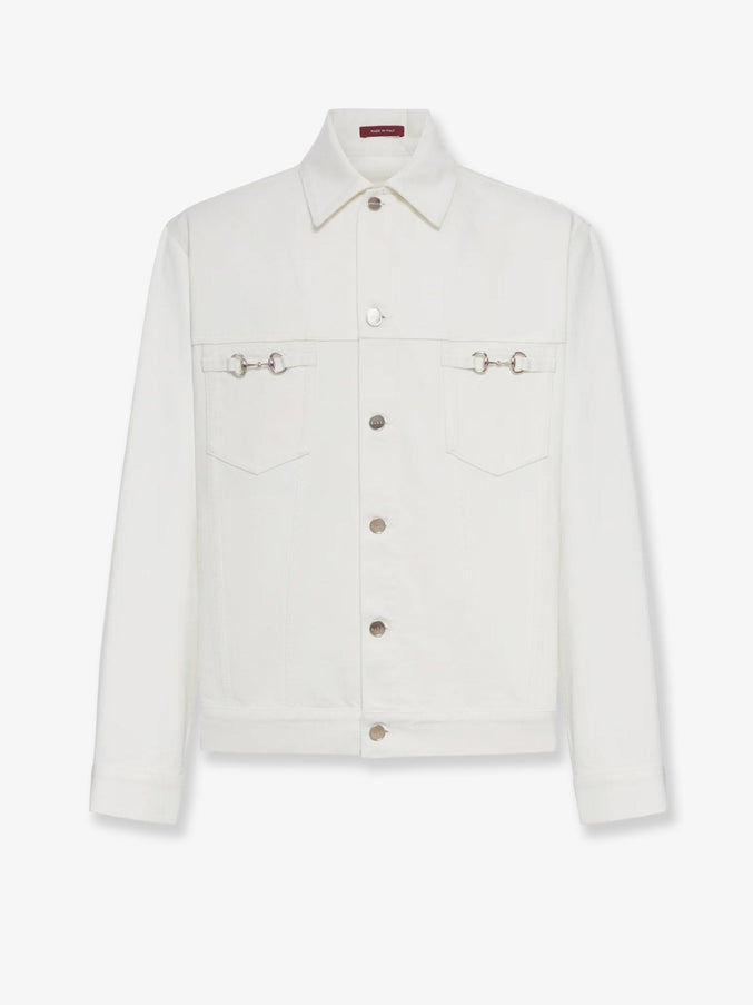 Gucci White Denim Jacket White