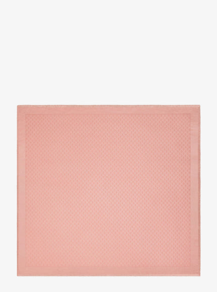 Gucci Gg Silk And Wool Shawl Uni Magentawhte