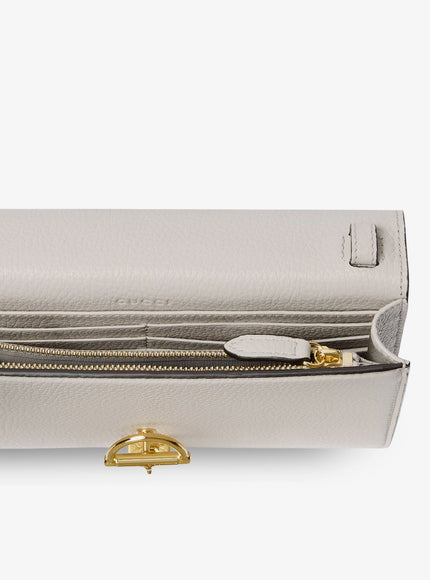 Gucci Gucci Half Horsebit Leather Crossbody Bag