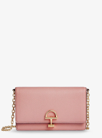 Gucci Gucci Half Horsebit Leather Crossbody Bag Uni Light Dusty Rose