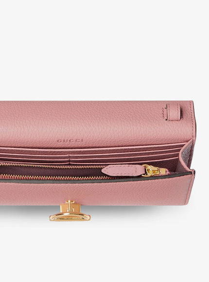 Gucci Gucci Half Horsebit Leather Crossbody Bag
