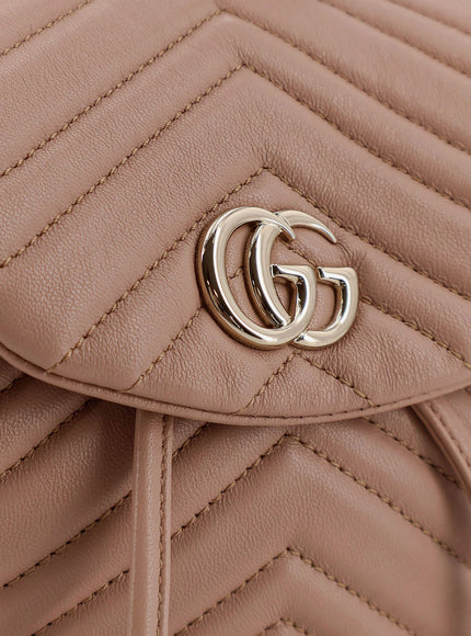 Gucci Gg Marmont Mini Leather Backpack