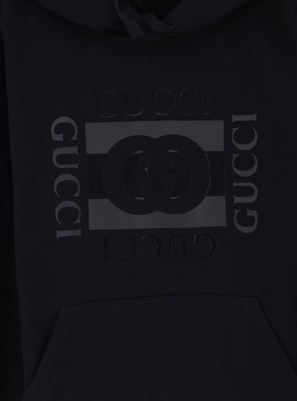 Gucci Cotton Sweatshirt With Gg Incrocio Print