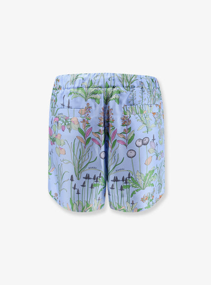 Gucci Printed Silk Shorts
