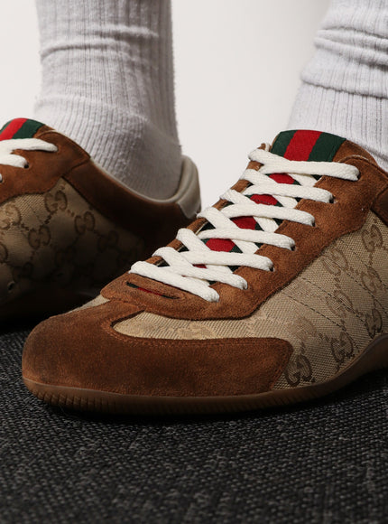 Gucci Gucci Shift Leather Sneakers