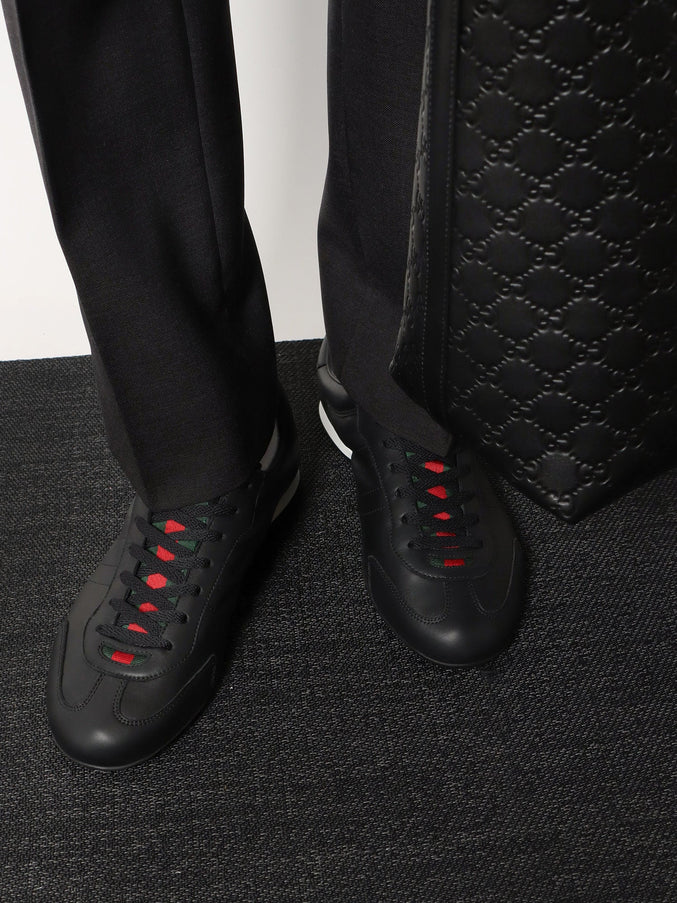 Gucci Gucci Shift Leather Sneakers