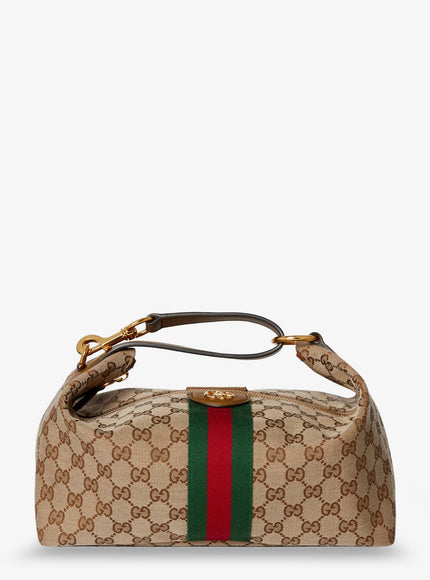 Gucci Gucci Vanity Gg Fabric Handbag Uni Ebony Sundial