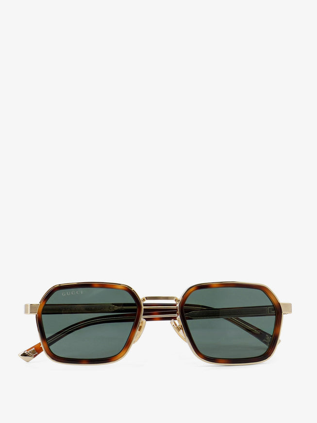 Gucci Acetate Sunglasses Uni Gold Havana Green