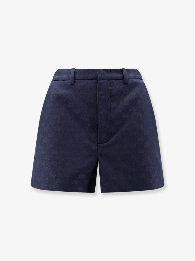 Gucci Gg Cotton Blend Shorts Tide
