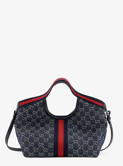 Gucci Gucci Giglio Gg Denim Tote Bag