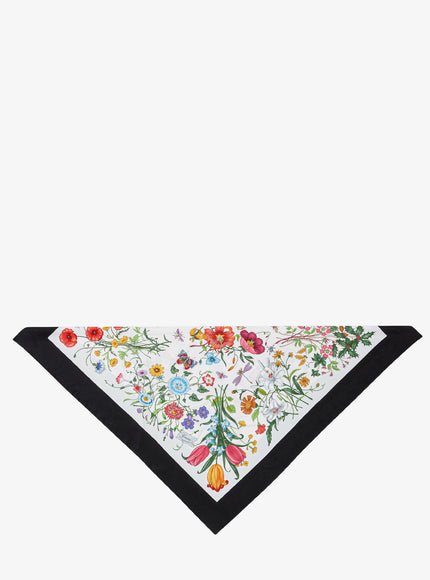 Gucci Silk Hair Band Uni White Black
