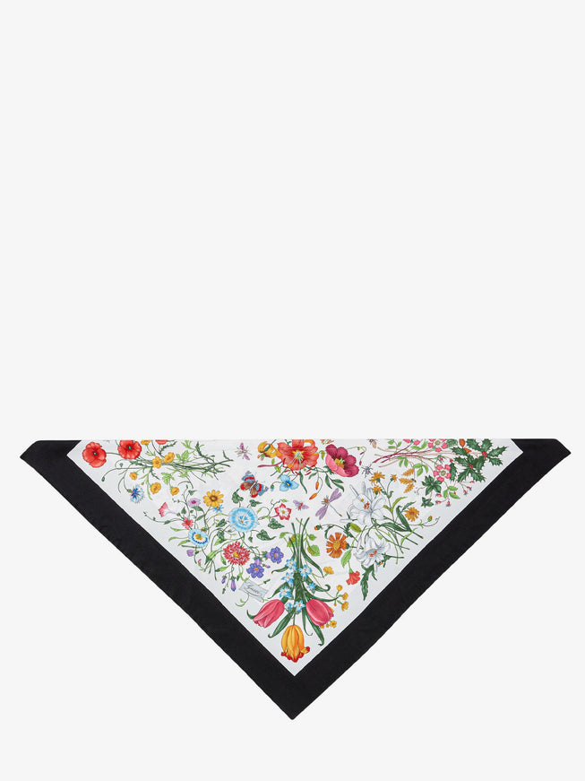 Gucci Silk Hair Band Uni White Black