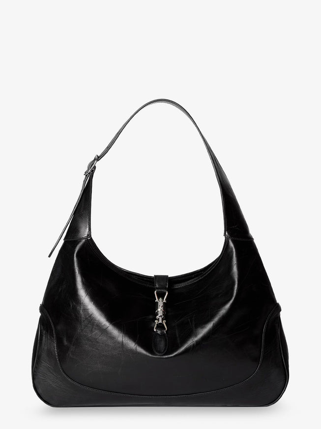 Gucci Gucci Jackie 1961 Leather Shoulder Bag Uni Black