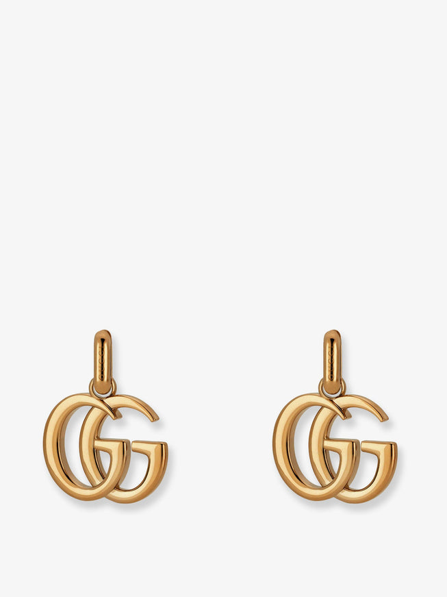 Gucci Gg Gold Metal Earrings Uni Oro