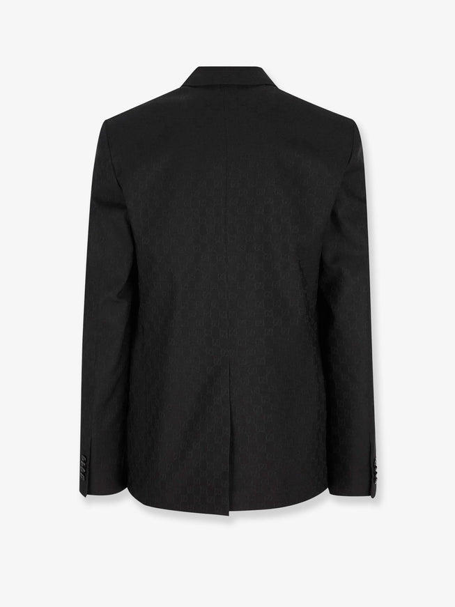 Gucci Gg Wool Blend Single-Breasted Blazer