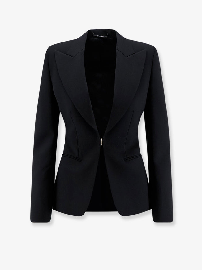 Gucci Technical Wool Blazer Black