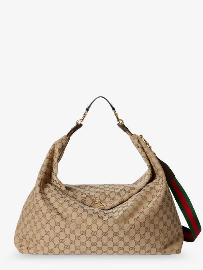 Gucci Brera Gg Fabric Crossbody Bag Uni Vintsand Dkbro