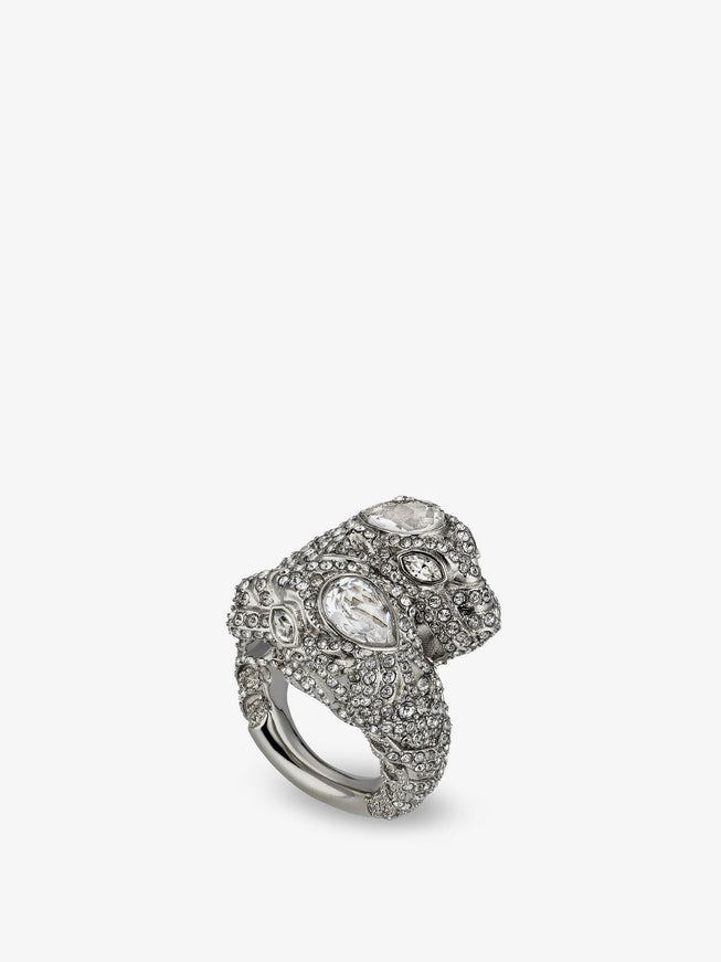 Gucci Dyonisus Brass Ring S Crystal