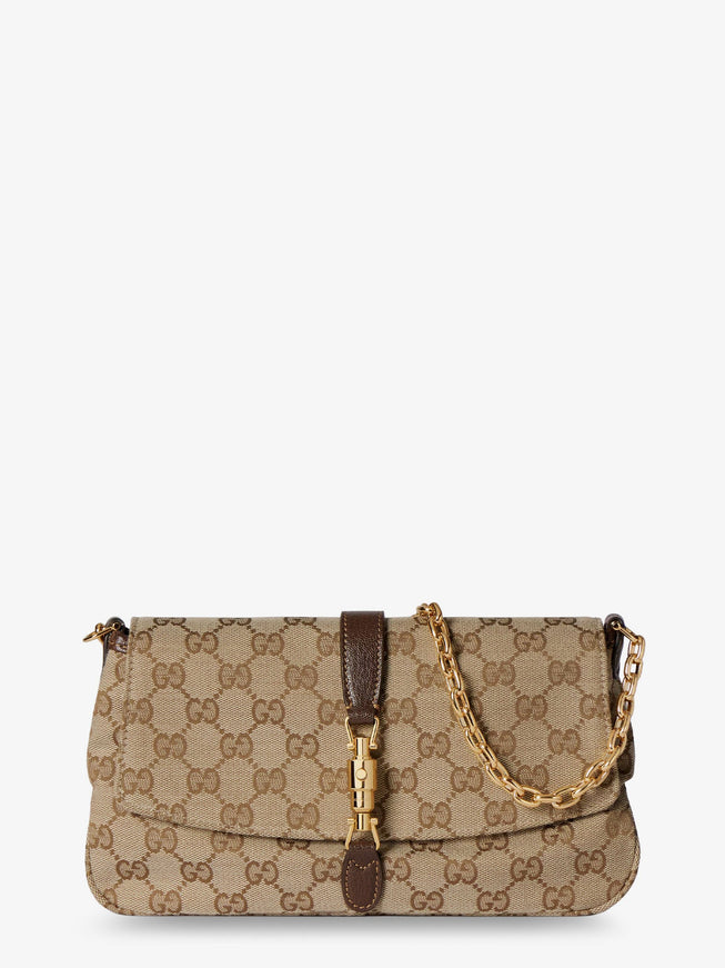 Gucci Aperitivo Gg Fabric Shoulder Bag Uni Vintage Sand