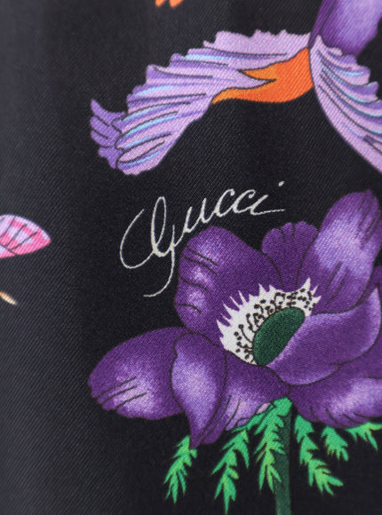 Gucci Printed Silk Trousers