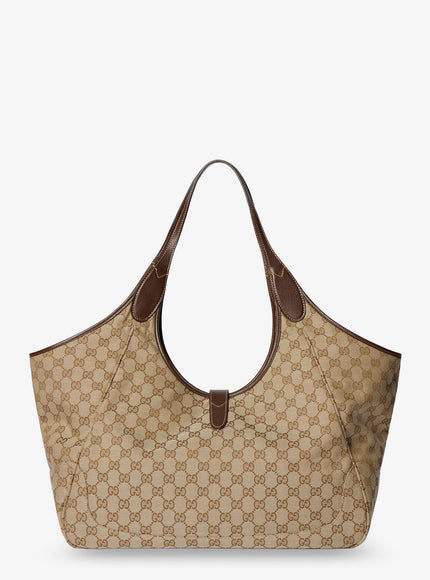 Gucci Mercato Gg Fabric Shopping Bag