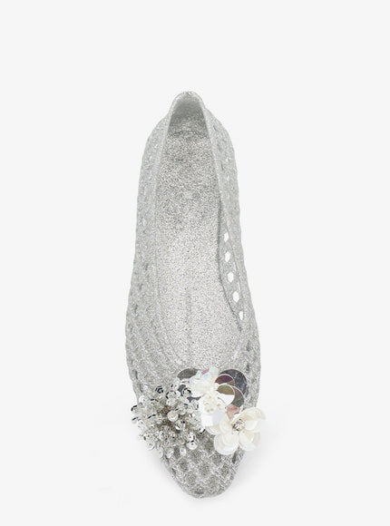 Heavenly Jelly Glitter Pvc Ballerinas