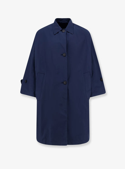 Hevo Cala Paradiso Cotton Blend Raincoat Blue