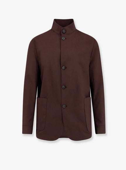 Hevo Casalvecchio Wool Blend Jacket Brown