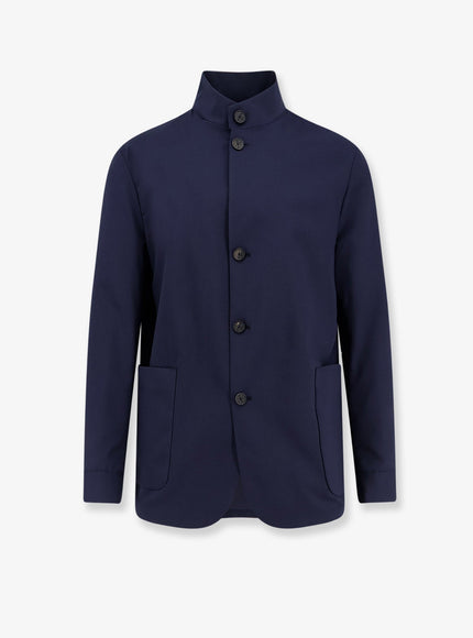 Hevo Casalvecchio Wool Blend Jacket Blue
