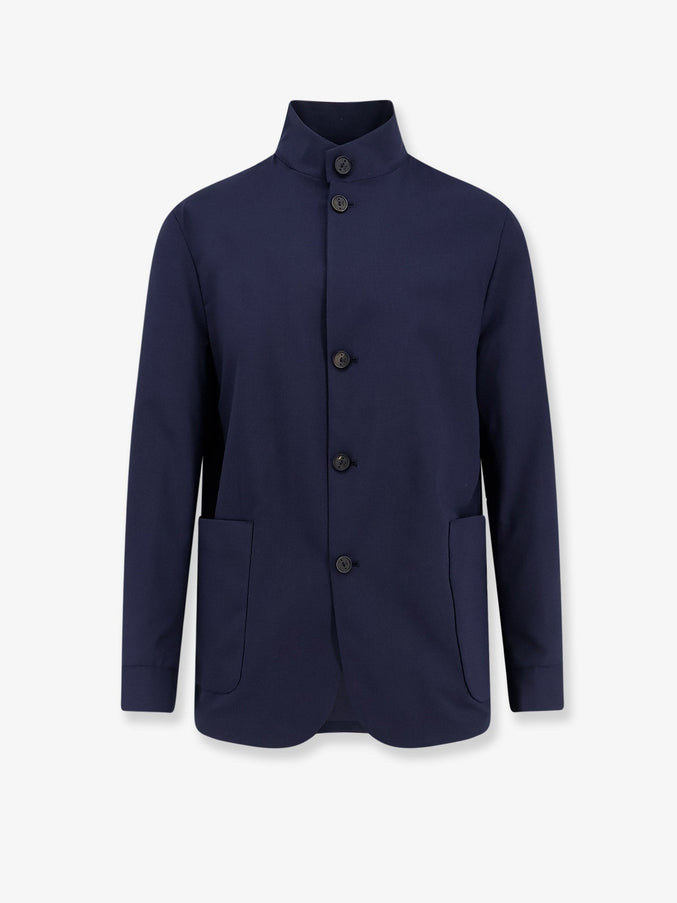 Hevo Casalvecchio Wool Blend Jacket Blue
