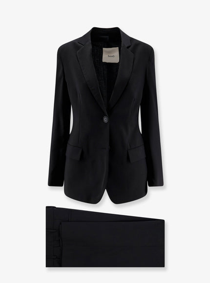 Hevo Frigole Virgin Sheep's Wool Suit Black