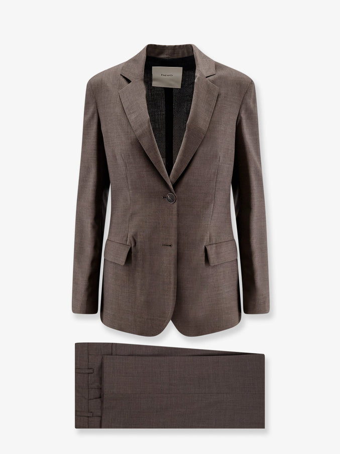 Hevo Frigole Virgin Sheep's Wool Suit Taupe