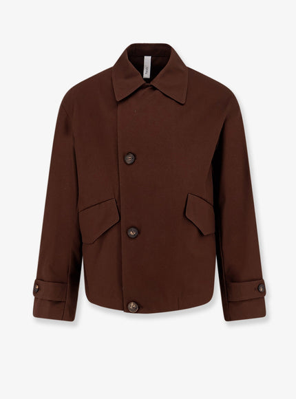 Hevo Isola Di San Pietro Cotton Jacket Brown
