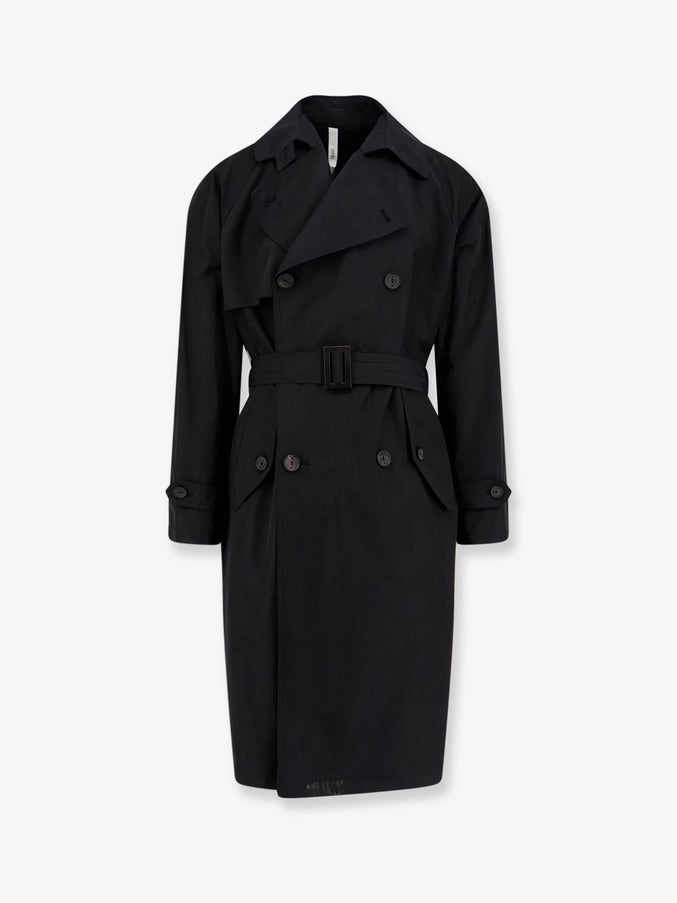 Hevo Motolese Nylon And Cotton Trench Black