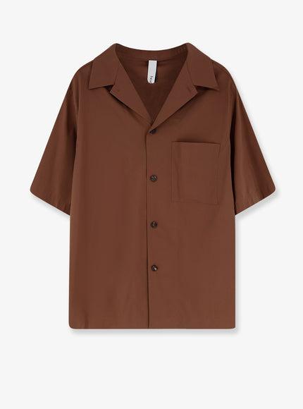 Hevo Cotton Blend Shirt Brown