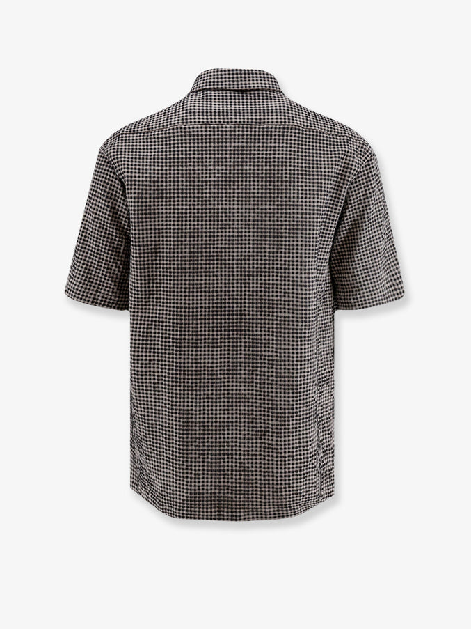 Hevo Cotton Blend Shirt With Checked Pattern